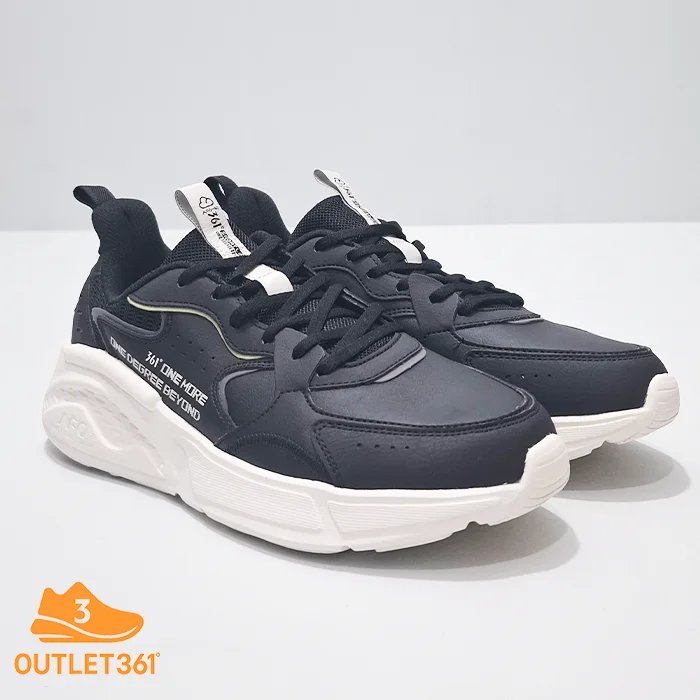 672322201F-4-2 کفش رانینگ 361 درجه مشکی زیره سفید