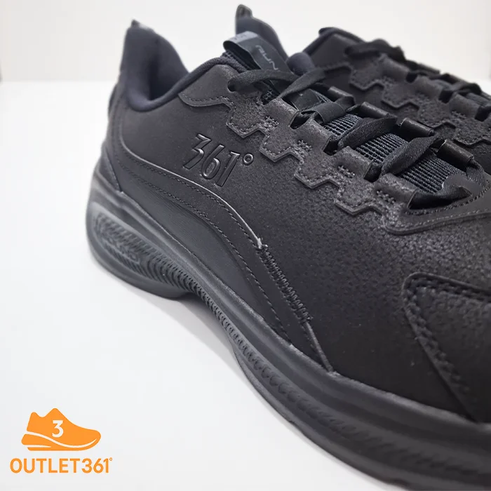 کفش رانینگ مردانه 361 درجه کد 672232232440-2 کفش رانینگ مردانه 361 مشکی یک دست